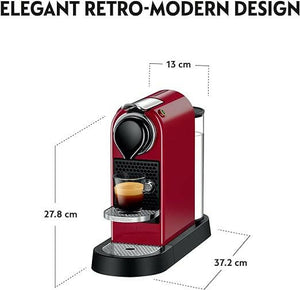 Nespresso Citiz Coffee Machine, Red, C113-ME-CR-NE - UAE Version