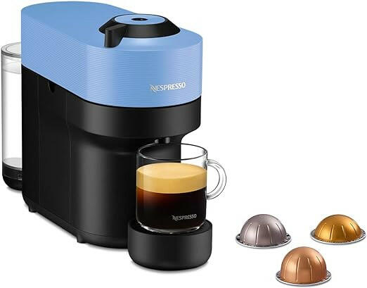 Nespresso Vertuo POP Coffee Machine, Blue, GDV2-GB-BL-NE - UAE Version