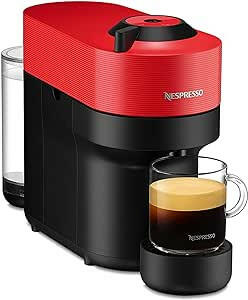Nespresso Vertuo POP Coffee Machine, Red, GCV2-GB-RE-NE - UAE Version