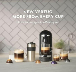 Nespresso Vertuo Plus Coffee Machine, Black, GCB2-GB-BK - UAE Version