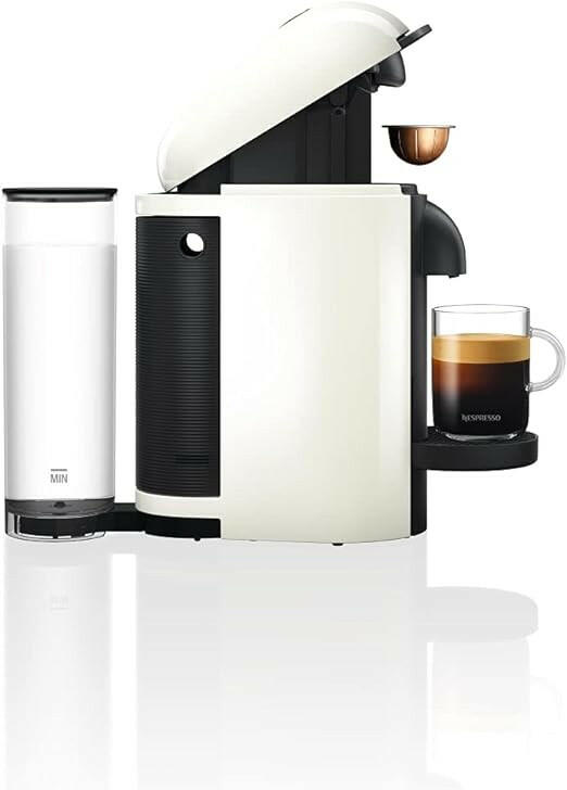 Nespresso Vertuo Plus Coffee Machine, White, GCB2-GB-WH - UAE Version