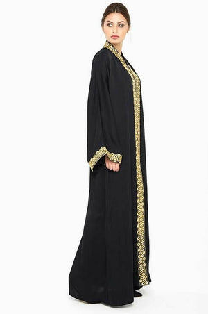 Women's Abaya Made With Fine Fabric, Comes With Matching Hijab FOR Ramadan 2024