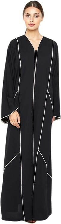 Women's Premium Abaya Made With Fine Fabric, Comes With Matching Hijab