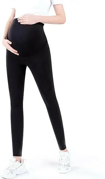 Over Bump Maternity Leggings Women's Slim and Comfortable Pregnancy Yoga Pants