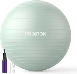 PROIRON Yoga Ball Anti-Burst Exercise Ball Chair with Quick Pump Slip Resistant Gym Ball Supports 500KG Balance Ball for Pilates Yoga Birthing