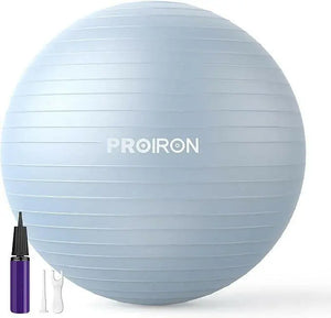 PROIRON Yoga Ball Anti-Burst Exercise Ball Chair with Quick Pump Slip Resistant Gym Ball Supports 500KG Balance Ball for Pilates Yoga Birthing