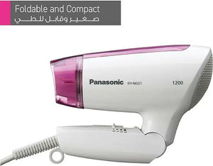 Panasonic EH ND21 Hair Dryer 1200W Quick Compact Gentle Drying, White, EHND21