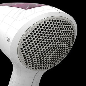 Panasonic EH ND21 Hair Dryer 1200W Quick Compact Gentle Drying, White, EHND21