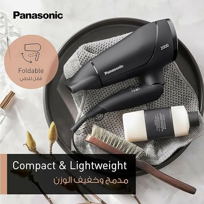 Panasonic EH-ND65 2000W Compact Powerful Hair Dryer with 11mm concentrator nozzle for Fast Drying & Smooth Finish