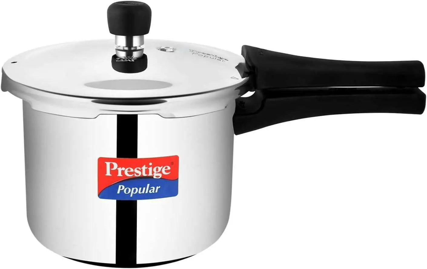 Prestige Popular Stainless Steel Pressure Cooker 3 Ltr | Silver