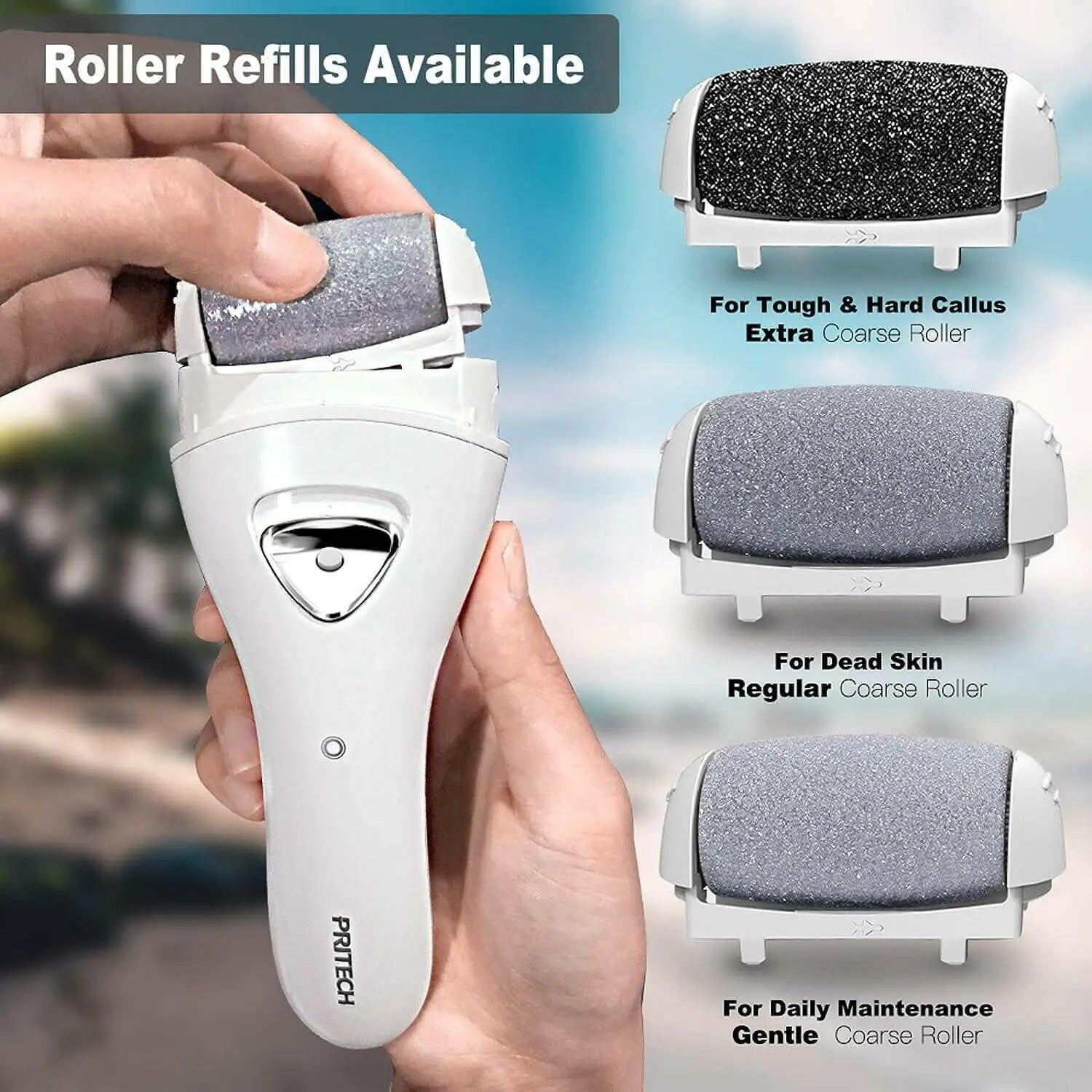 Rechargeable Electric Foot File for Soft Feet