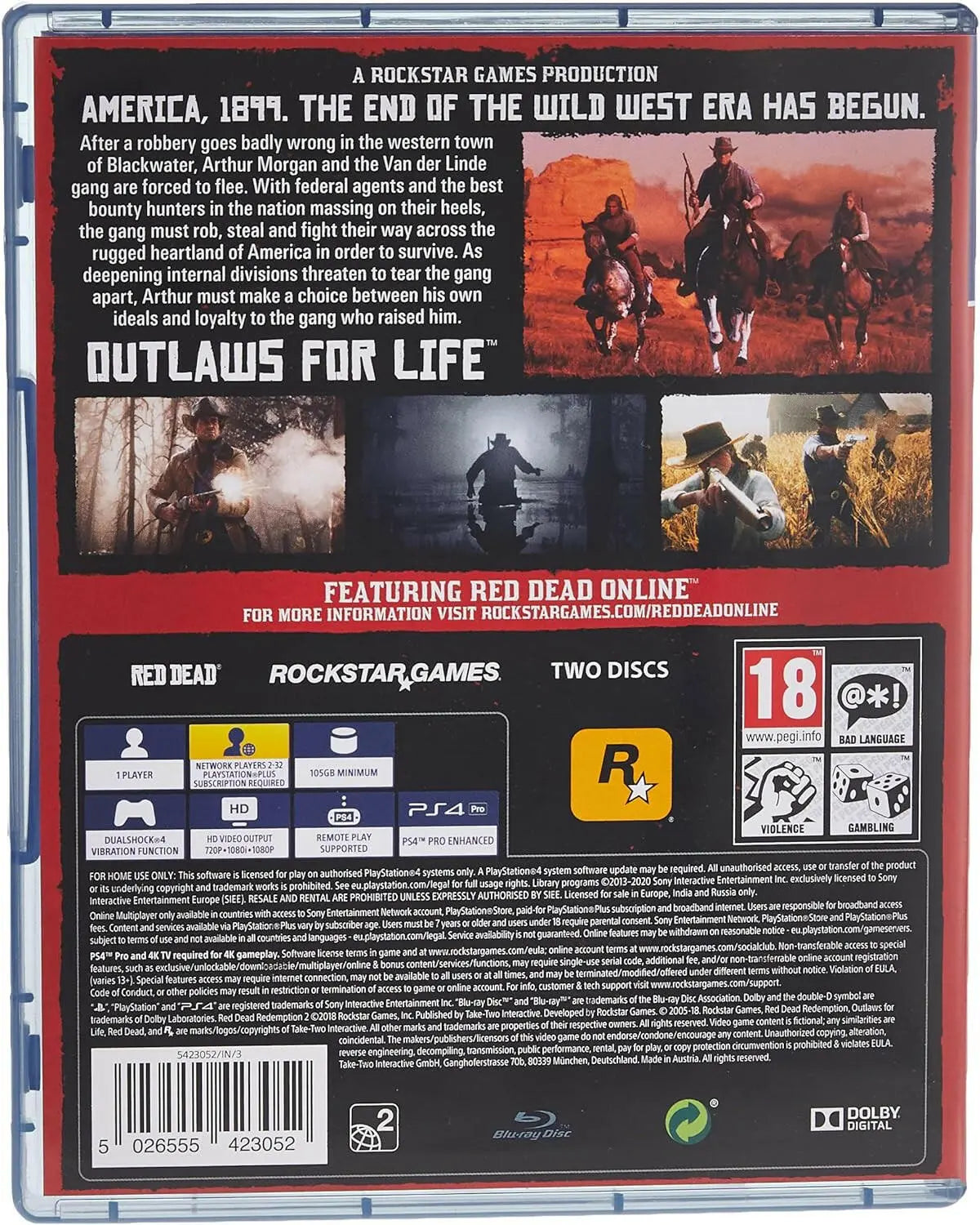 Red Dead Redemption 2 Playstation 4 By Rockstar