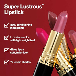 Revlon Super Lustrous Lipstick, Super Red