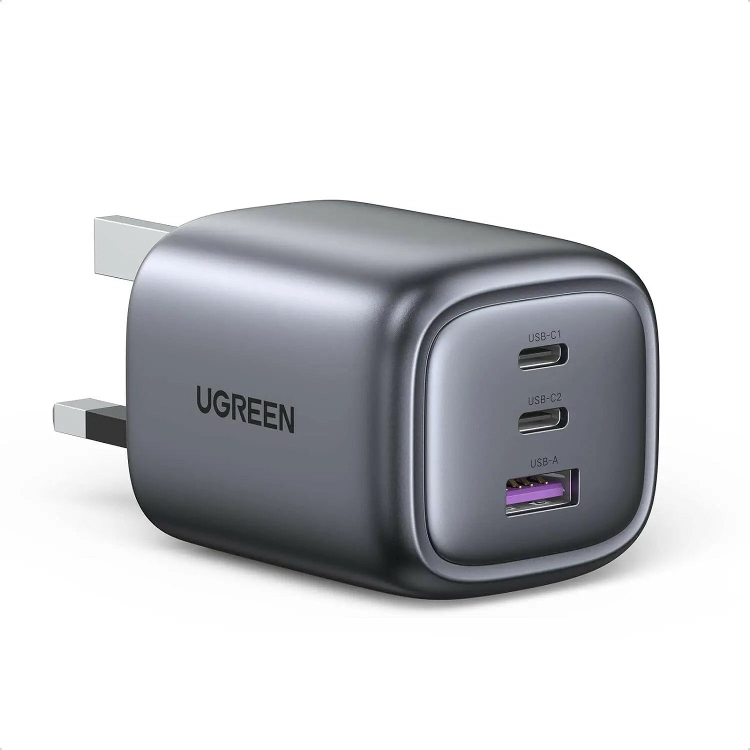 UGREEN Nexode 65W USB C Charger 3-Port Foldable Laptop Charger Type C Fast Charger
