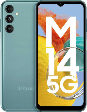 SAMSUNG Galaxy M14 5G (Smoky Teal, 6GB, 128GB Storage) | 50MP Triple Cam | 6000 mAh Battery | 5nm Octa-Core Processor | 12GB RAM with RAM Plus