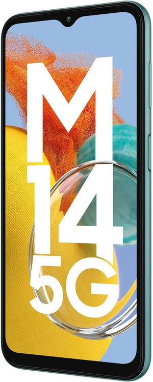 SAMSUNG Galaxy M14 5G (Smoky Teal, 6GB, 128GB Storage) | 50MP Triple Cam | 6000 mAh Battery | 5nm Octa-Core Processor | 12GB RAM with RAM Plus