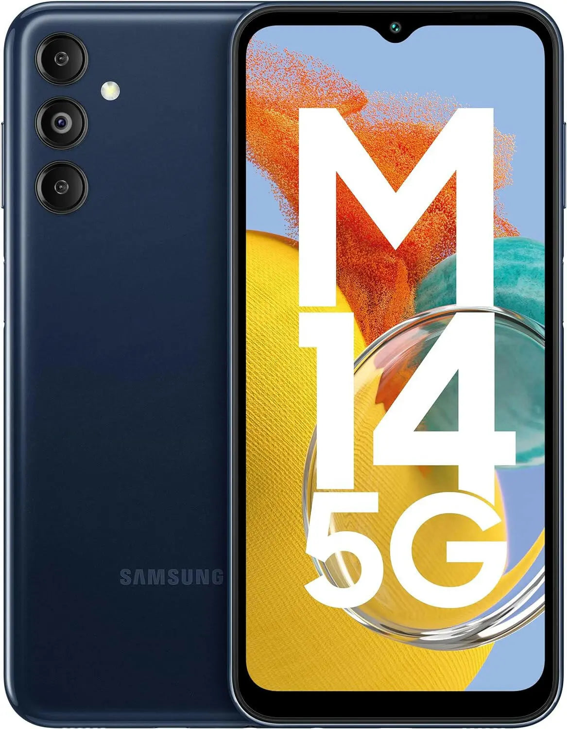 SAMSUNG Galaxy M14 5G (Smoky Teal, 6GB, 128GB Storage) | 50MP Triple Cam | 6000 mAh Battery | 5nm Octa-Core Processor | 12GB RAM with RAM Plus