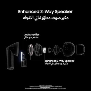 SAMSUNG Buds 3 Pro, Silver Or White, Wireless Bluetooth Earbuds with Adaptive: Noise Control, Hi-Fi Sound, 360 Audio, UAE Version