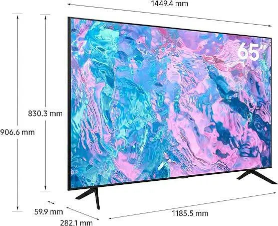 Samsung 65 Inch TV Crystal UHD Crystal Processor 4K Hub- UA65CU7000UXZN (2023 Model)