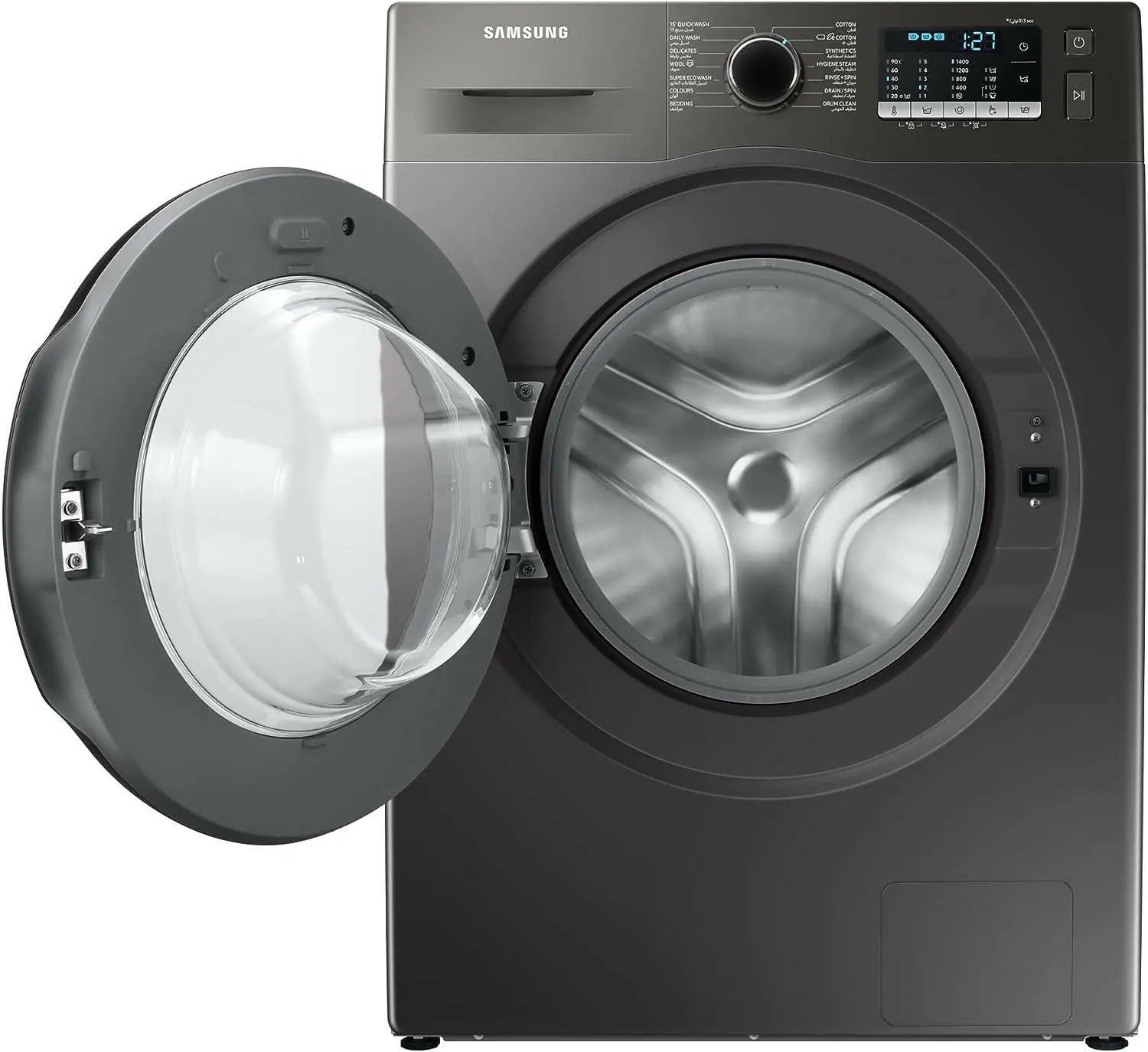 Samsung 8Kg Front Load Washing Machine With Ecobubble, Hygiene Steam And Digital Inverter Technology, 20 Year Warranty on Digital Inverter Motor