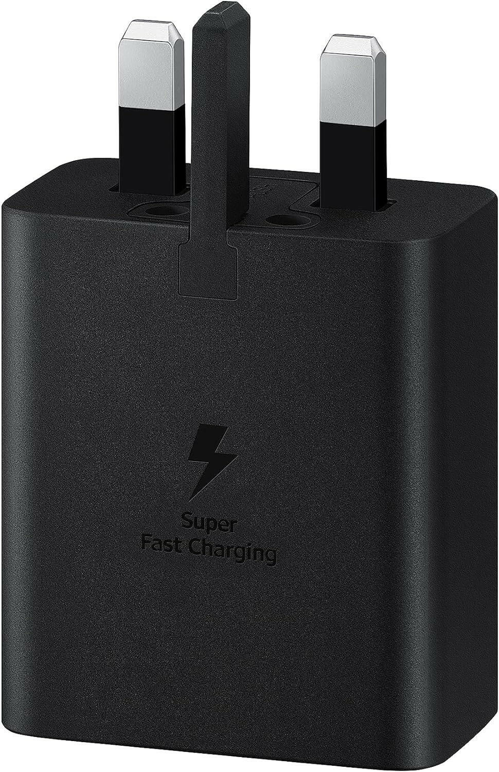 Samsung Galaxy Official 45W Travel Adapter, Super-Fast Charging (UK Plug with USB Type-C Cable), Black