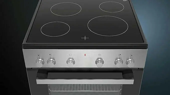 Siemens Iq300, Free-Standing Electric Cooker, Stainless Steel HK6L00070M"Min 1 year manufacturer warranty"