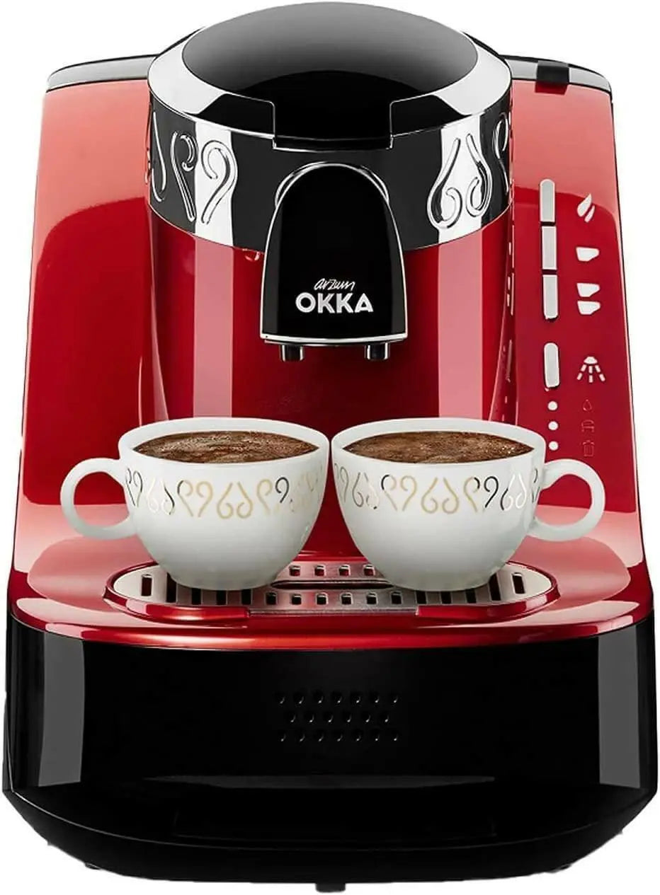 Arzum Okka - Turkish Coffee Machine - Red / Silver - OK002