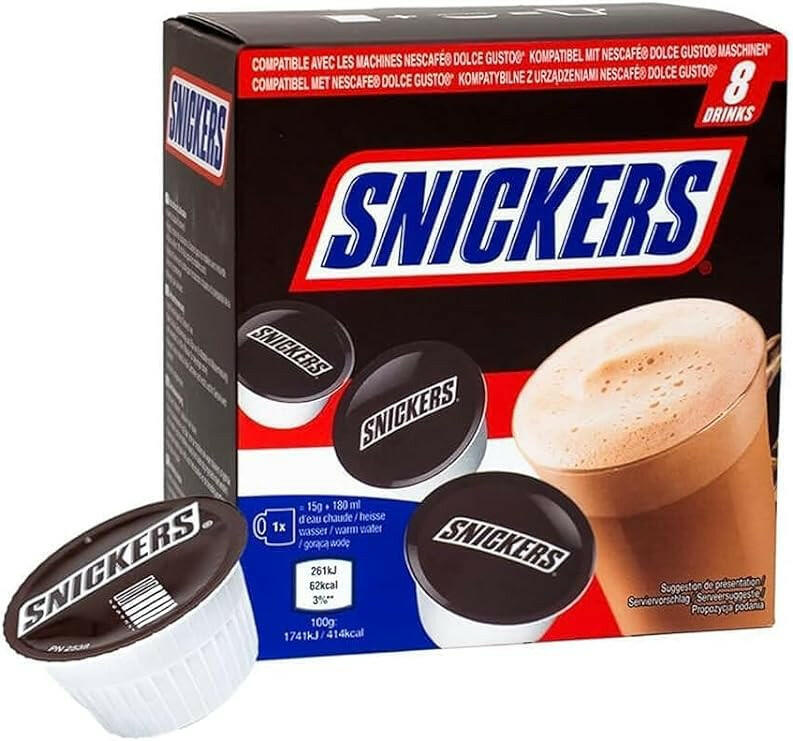 Snickers 8 pods for Dolce Gusto Sneaker Lalla Deluche UAE