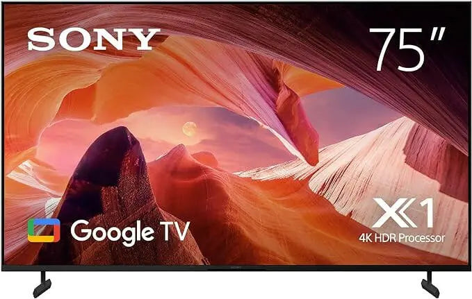 Sony BRAVIA 75 Inch TV 4K UHD LED Smart Google TV - KD-75X80L (2023 Model) - UAE Version