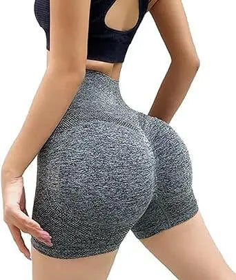 Sports Shorts High Waist Seamless Tummy Control Butt Lift Stretchable Tights Waist Compression Fitness Gym Scrunch Butt for Women