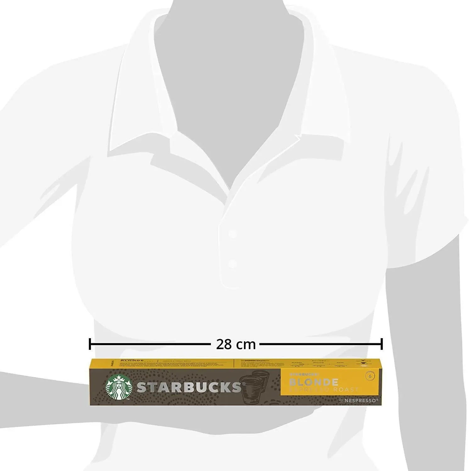 Starbucks By Nespresso-Blonde Espresso Roast -10 Capsules