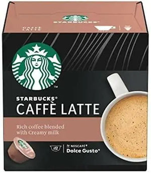 Starbucks Caffe Latte Dolce Gusto 12 Capsules