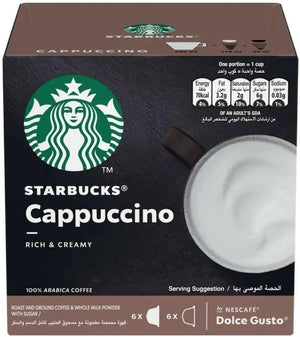 Starbucks Cappuccino by Nescafe Dolce Gusto (12 Capsules)