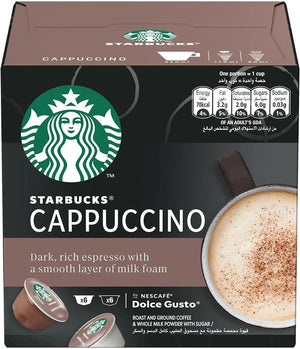 Starbucks Dolce Gusto Cappuccino 12 Capsules