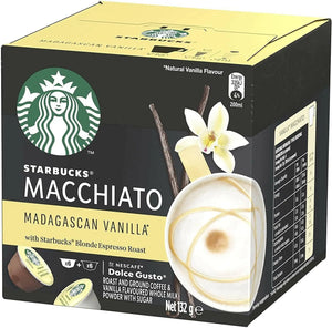 Starbucks Dolce Gusto Capsules - Madagascar Vanilla Macchiato - 12 Capsules