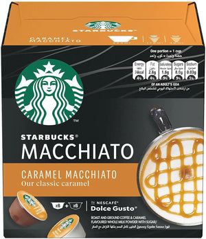 Starbucks Dolce Gusto Caramel Macchiato 12 Capsules