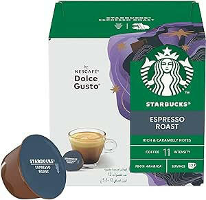 Starbucks Espresso Roast By Nescafé Dolce Gusto Box Of 12 Capsules