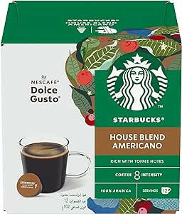 Starbucks House Blend by Nescafe Dolce Gusto Medium Roast Coffee Pods 12pcs