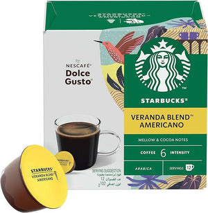 Starbucks Veranda Blend by Nescafe Dolce Gusto Blonde Roast Coffee Pods 12pcs