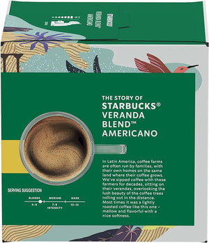 Starbucks Veranda Blend by Nescafe Dolce Gusto Blonde Roast Coffee Pods 12pcs