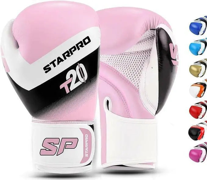 Starpro T20 Boxing Gloves | For Youth Training and Sparring in Boxing Kickboxing Fitness and Boxercise |