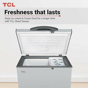 TCL 188LTR CHEST FREEZER MECHANICAL CONTROL-SILVER