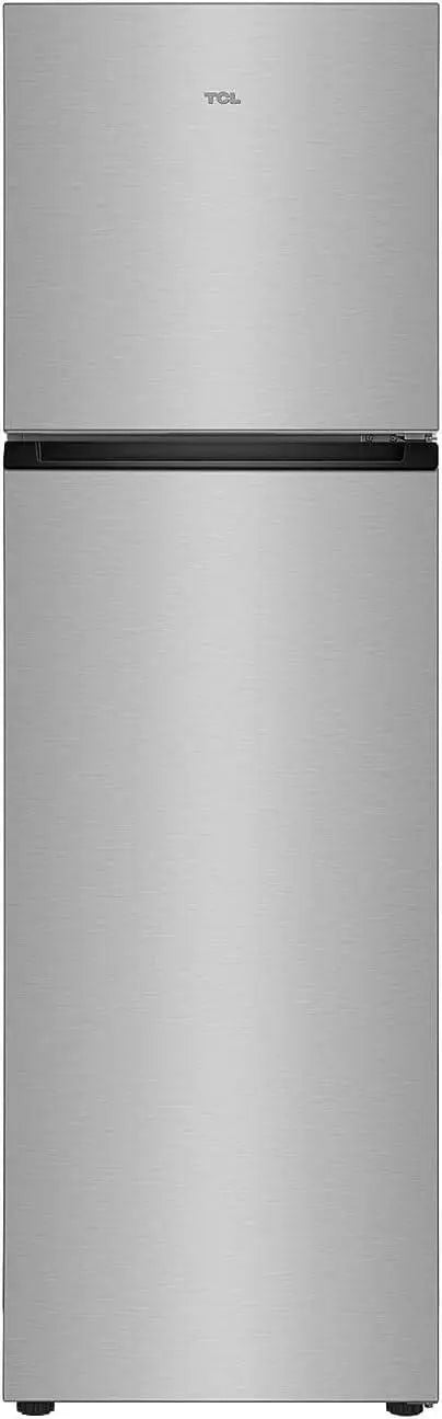 TCL 370 Litre Double Door Refrigerator, No Frost, Freeze, Humidity Crisper Control, Holiday Function, LED light, Inox finish, P370TMN