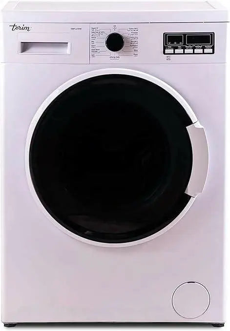 Terim 6 Kg Front Load Fully Automatic Washing Machine with Elegant Black Door,1000 RPM, White, Made in Turkey, TERFL610VW 1 Year Warranty
