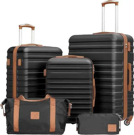 Travel Suitcase Trolley Carry On Cabin Luggage 5 Piece Set