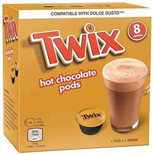 Twix hot chocolate - Compatible Dolce Gusto Pods - 8 Capsules
