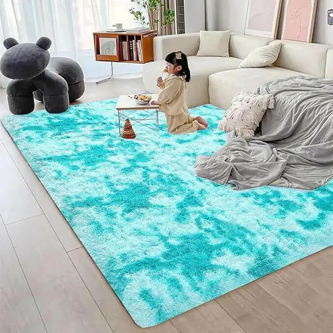 Ultra Soft Indoor Modern Area Rugs Fluffy Living Room Carpets for Children Bedroom Home Decor Nursery Rug, Washable Furry Throw Rugs