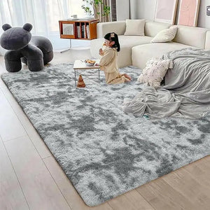 Ultra Soft Indoor Modern Area Rugs Fluffy Living Room Carpets for Children Bedroom Home Decor Nursery Rug, Washable Furry Throw Rugs