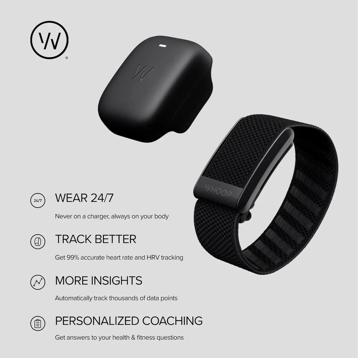 WHOOP 4.0 With 12 Month Subscription – Wearable Health, Fitness & Activity Tracker