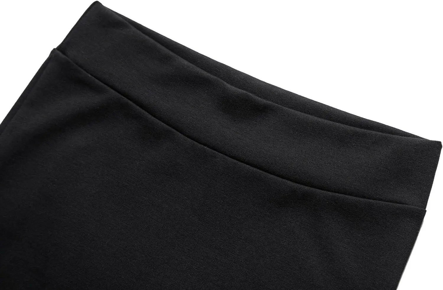 Women's Elastic Waist Stretch Bodycon Midi Pencil Skirt